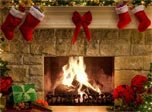 New Year Fireplace Screensaver - New Year Screensaver